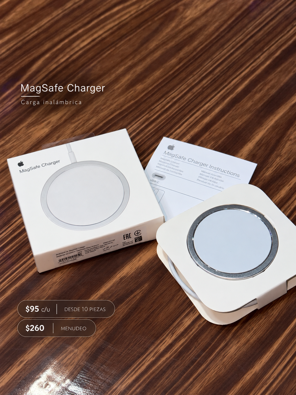 Cargador MagSafe Inalámbrico