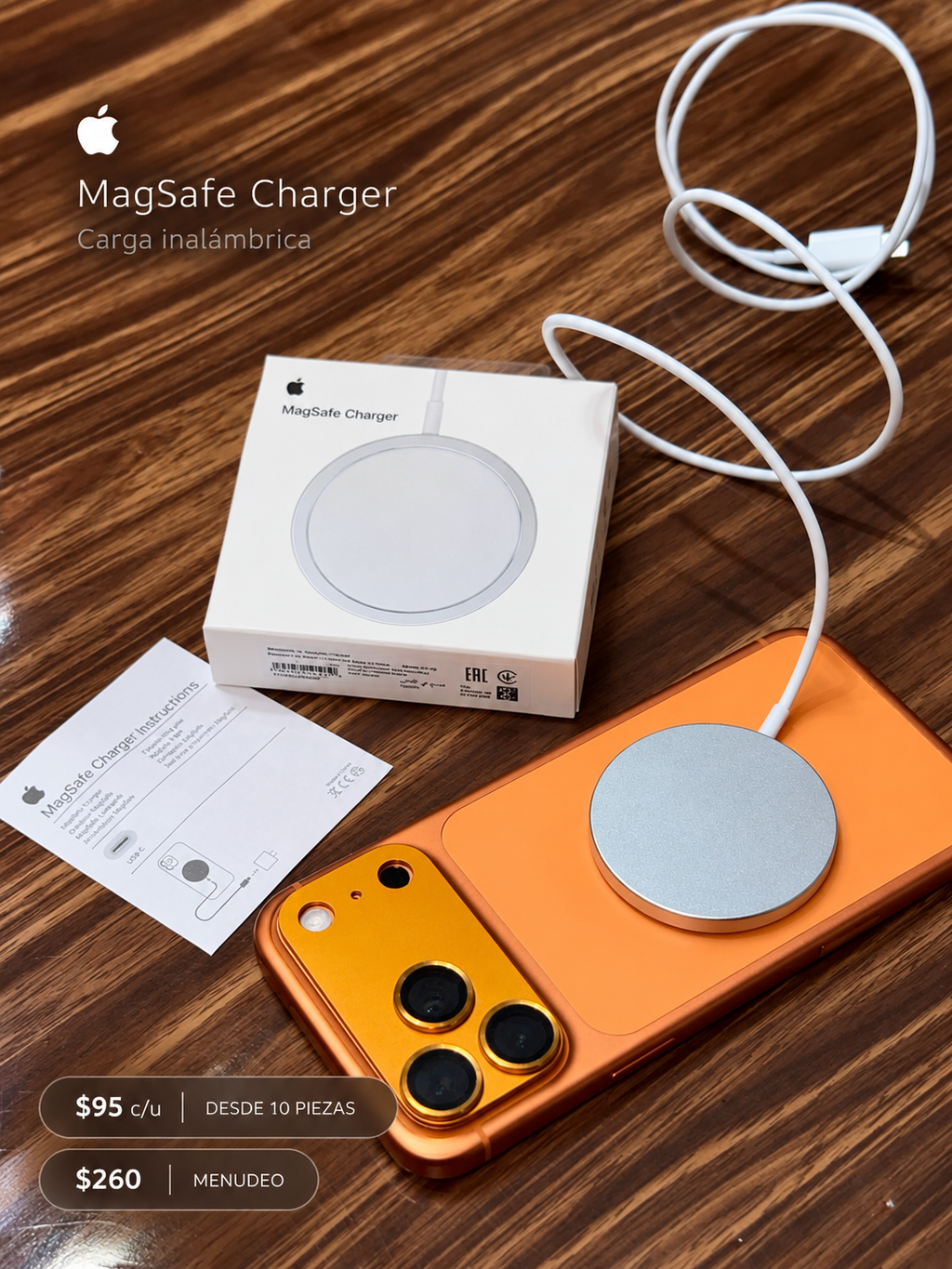 Cargador MagSafe Inalámbrico