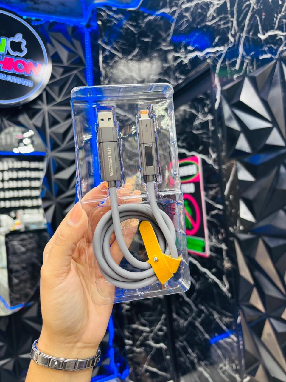 Cable Magnético para iPhone y Type C