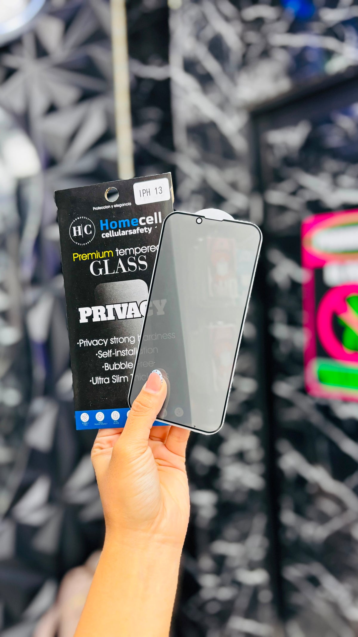 Cristal de Privacidad Premium para iPhone y Android